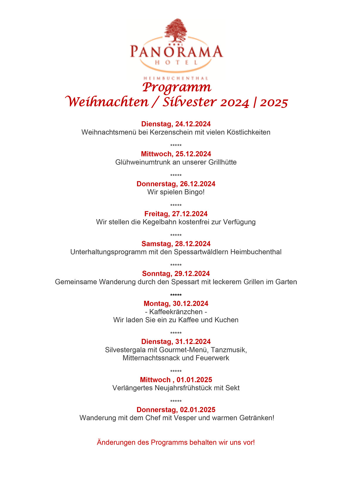 Download des Programms im PDF-Format